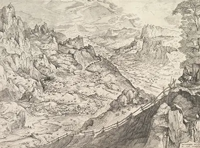 Large Alpine Landscape Pieter Bruegel